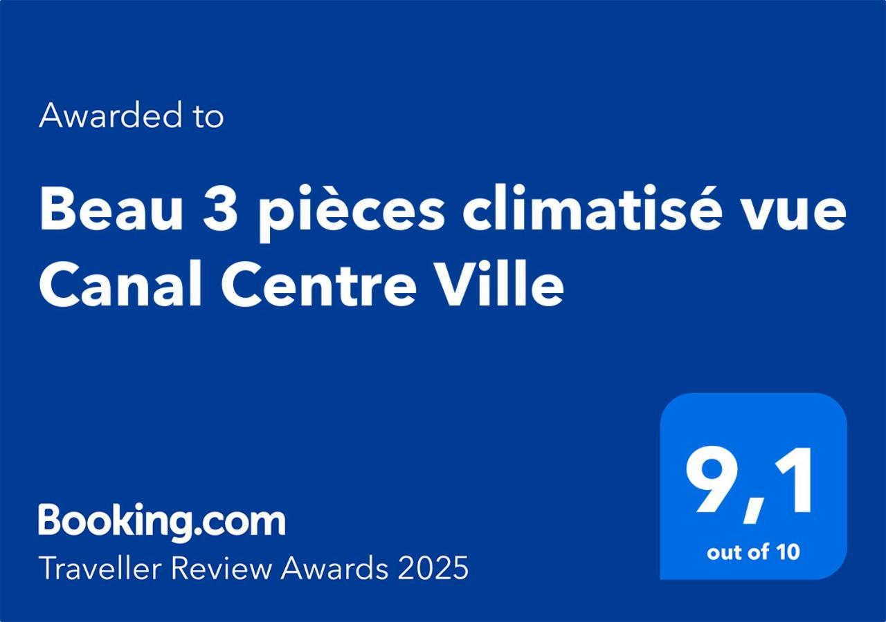 Beau 3 Pieces Climatise Vue Canal Idealement Situe Centre Ville سُت المظهر الخارجي الصورة
